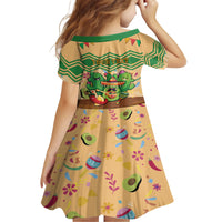 Personalised Hawaii Cinco De Mayo Kid Short Sleeve Dress Funny Style