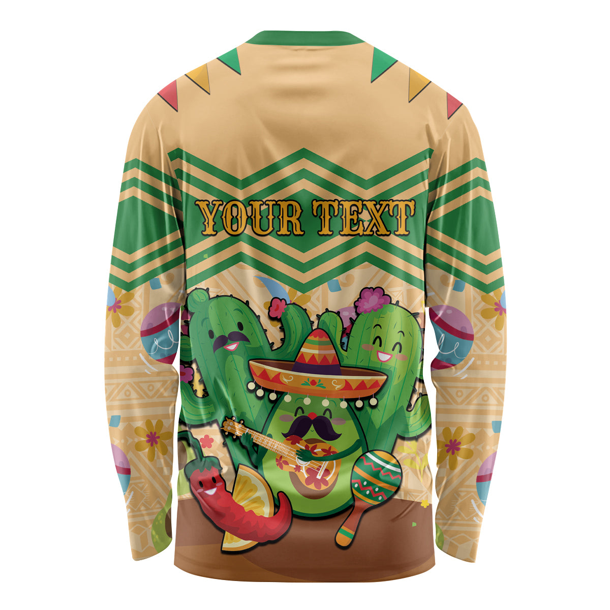 Personalised Hawaii Cinco De Mayo Long Sleeve Shirt Funny Style LT05 - Polynesian Pride