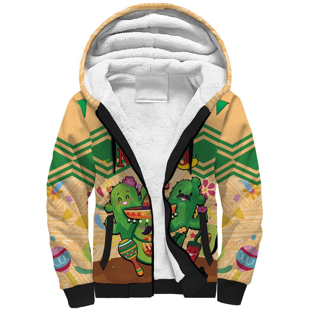 Personalised Hawaii Cinco De Mayo Sherpa Hoodie Funny Style LT05 Unisex Brown - Polynesian Pride