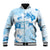 Happy Fiji Girmit Day Baseball Jacket Fijian Tapa With Mandala Pattern