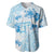 Happy Fiji Girmit Day Baseball Jersey Fijian Tapa With Mandala Pattern