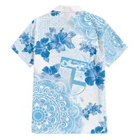 Happy Fiji Girmit Day Hawaiian Shirt Fijian Tapa With Mandala Pattern