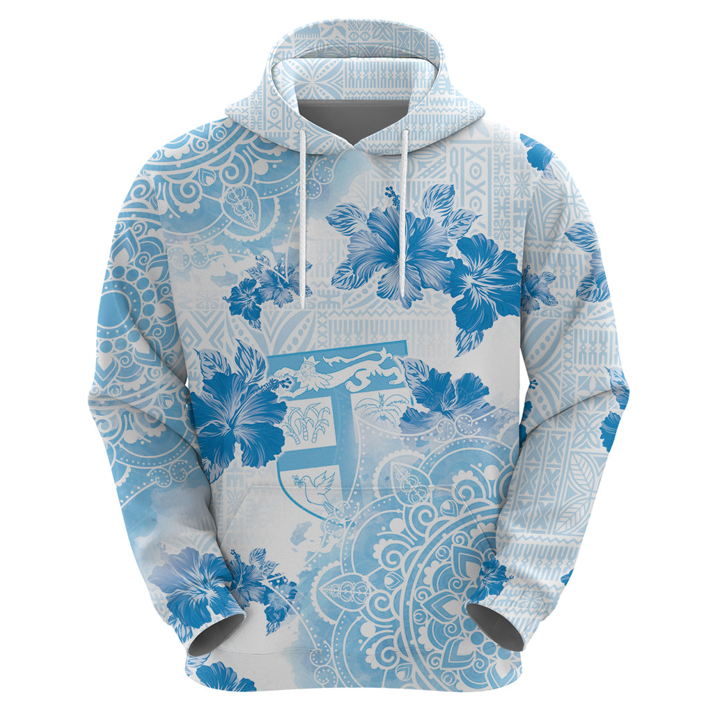 Happy Fiji Girmit Day Hoodie Fijian Tapa With Mandala Pattern LT05 - Polynesian Pride