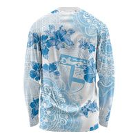 Happy Fiji Girmit Day Long Sleeve Shirt Fijian Tapa With Mandala Pattern