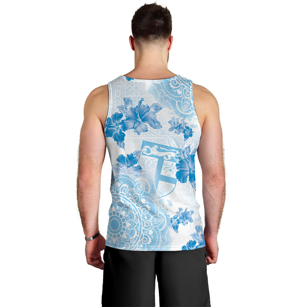 Happy Fiji Girmit Day Men Tank Top Fijian Tapa With Mandala Pattern