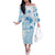 Happy Fiji Girmit Day Off The Shoulder Long Sleeve Dress Fijian Tapa With Mandala Pattern