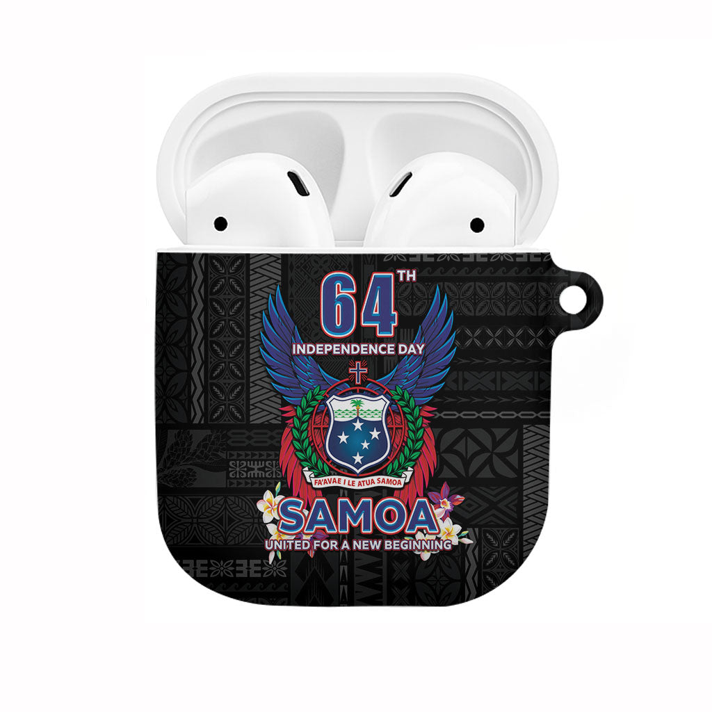 Samoa 64th Independence Anniversary AirPods Case LT05 Black - Polynesian Pride