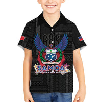 Samoa 64th Independence Anniversary Family Matching Puletasi and Hawaiian Shirt