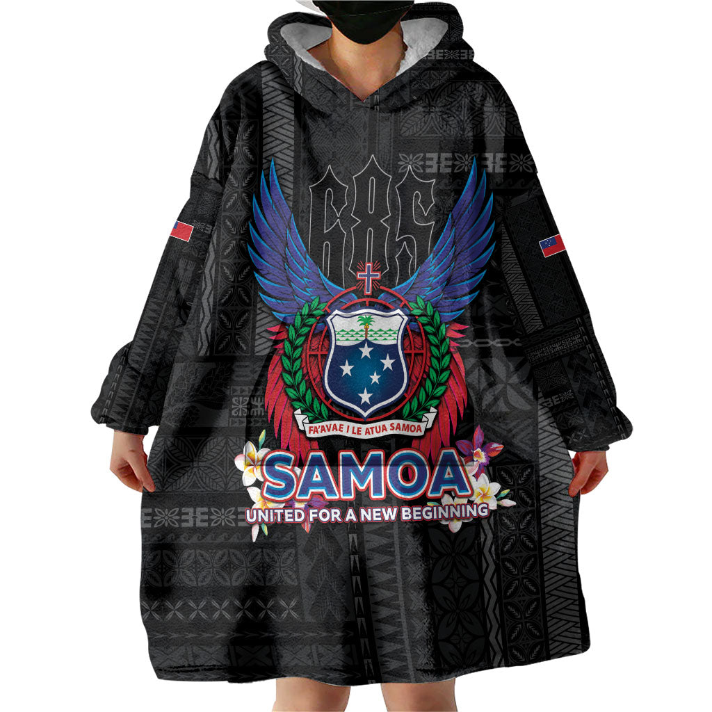 Samoa 64th Independence Anniversary Wearable Blanket Hoodie