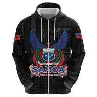 Samoa 64th Independence Anniversary Zip Hoodie LT05 - Polynesian Pride