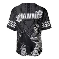 Hawaii King Kamehameha Day Parade Baseball Jersey With Pa'u Riders Plumeria Kakau Tribal Pattern