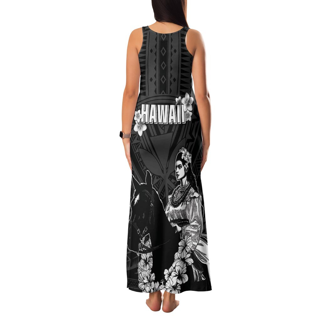 Hawaii King Kamehameha Day Parade Family Matching Tank Maxi Dress and Hawaiian Shirt With Pa'u Riders Plumeria Kakau Tribal Pattern
