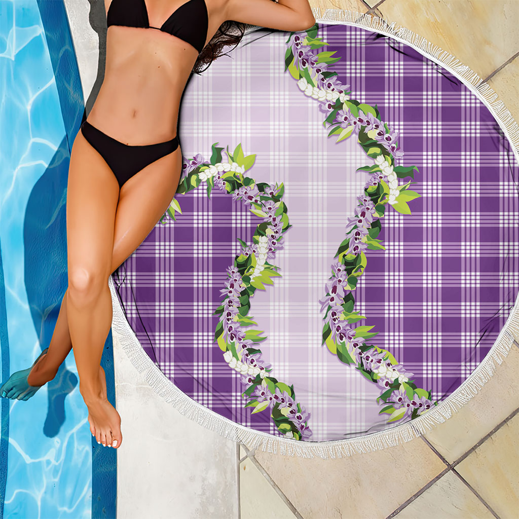 Violet Hawaii Palaka Beach Blanket Maile Pikake Honohono Orchid Lei