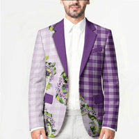 Violet Hawaii Palaka Blazer Maile Pikake Honohono Orchid Lei