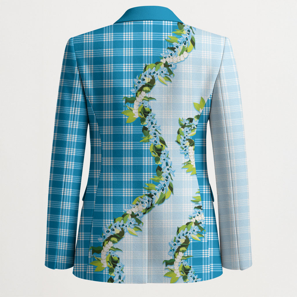 Blue Hawaii Palaka Blazer Maile Pikake Honohono Orchid Lei