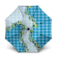 Blue Hawaii Palaka Umbrella Maile Pikake Honohono Orchid Lei
