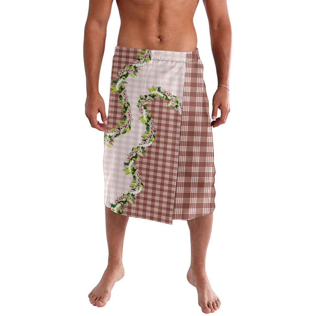 Mocha Hawaii Palaka Lavalava Maile Pikake Honohono Orchid Lei