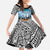 Personalised Happy 50th Fiji Day Family Matching Mermaid Dress and Hawaiian Shirt Forever Fiji With Tapa Tribal Pattern