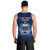 Samoa Rugby Men Tank Top World Cup 2023 Coat Of Arms With Polynesian Pattern LT05 - Polynesian Pride