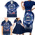 Custom Samoa Rugby Family Matching Short Sleeve Bodycon Dress and Hawaiian Shirt World Cup 2023 Coat Of Arms With Polynesian Pattern LT05 - Polynesian Pride