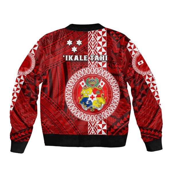 Tonga Bomber Jacket Ngatu Pattern Siapo main image 1