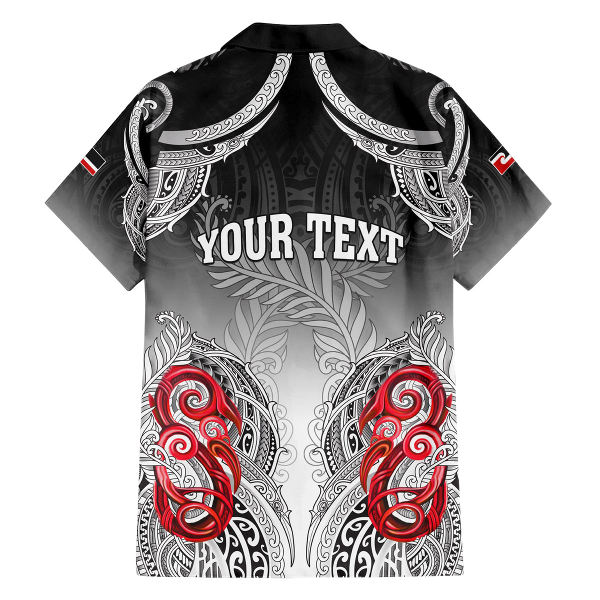 Personalised New Zealand Waitangi Day Family Matching Short Sleeve Bodycon Dress and Hawaiian Shirt Aotearoa Te Ra O Waitangi Manaia Maori Pattern LT05 - Polynesian Pride