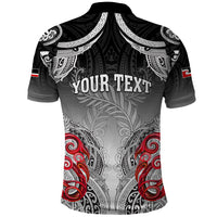 Personalised New Zealand Waitangi Day Polo Shirt Aotearoa Te Ra O Waitangi Manaia Maori Pattern LT05 - Polynesian Pride