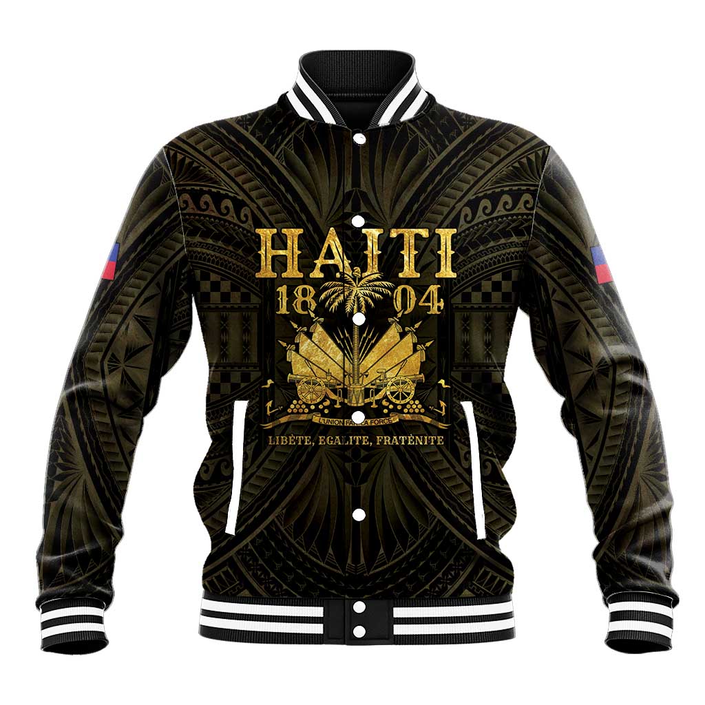 Haiti 1804 Baseball Jacket Polynesian Gold Neg Maron