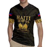 Haiti 1804 Rugby Jersey Polynesian Gold Neg Maron