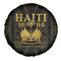 Haiti 1804 Spare Tire Cover Polynesian Gold Neg Maron