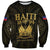 Haiti 1804 Sweatshirt Polynesian Gold Neg Maron