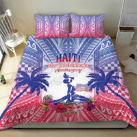 Haiti Independence Day Bedding Set Neg Maron Polynesian Style LT05