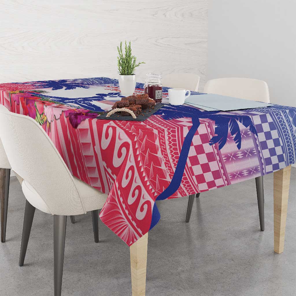 Haiti Independence Day Tablecloth Neg Maron Polynesian Style LT05