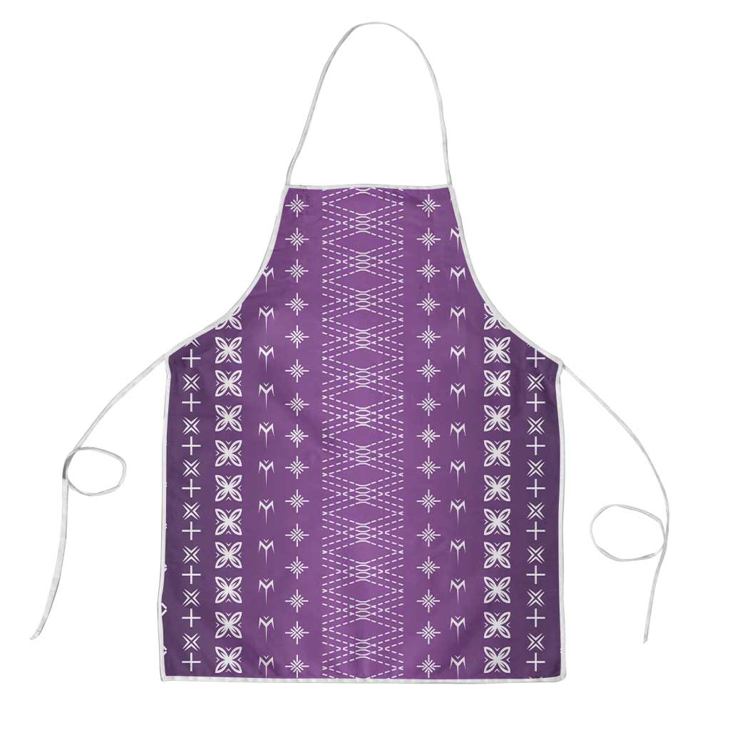 Purple Samoa Malu Tattoo Inspired Apron - Polynesian Pride