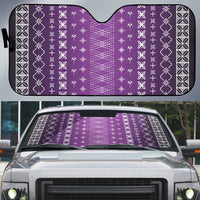 Purple Samoa Malu Tattoo Inspired Auto Sun Shade - Polynesian Pride