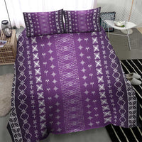 Purple Samoa Malu Tattoo Inspired Bedding Set - Polynesian Pride