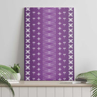 Purple Samoa Malu Tattoo Inspired Canvas Wall Art - Polynesian Pride