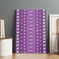 Purple Samoa Malu Tattoo Inspired Canvas Wall Art - Polynesian Pride