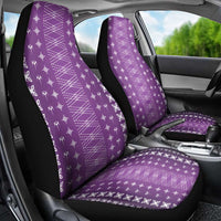 Purple Samoa Malu Tattoo Inspired Car Seat Cover - Polynesian Pride