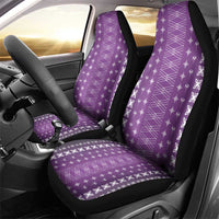 Purple Samoa Malu Tattoo Inspired Car Seat Cover - Polynesian Pride