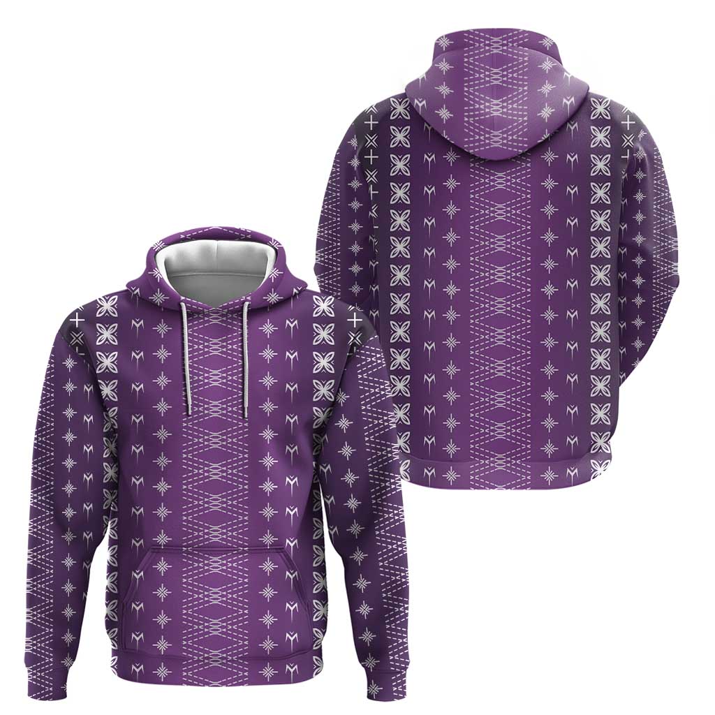 Purple Samoa Malu Tattoo Inspired Hoodie - Polynesian Pride