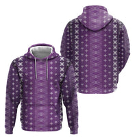 Purple Samoa Malu Tattoo Inspired Hoodie - Polynesian Pride