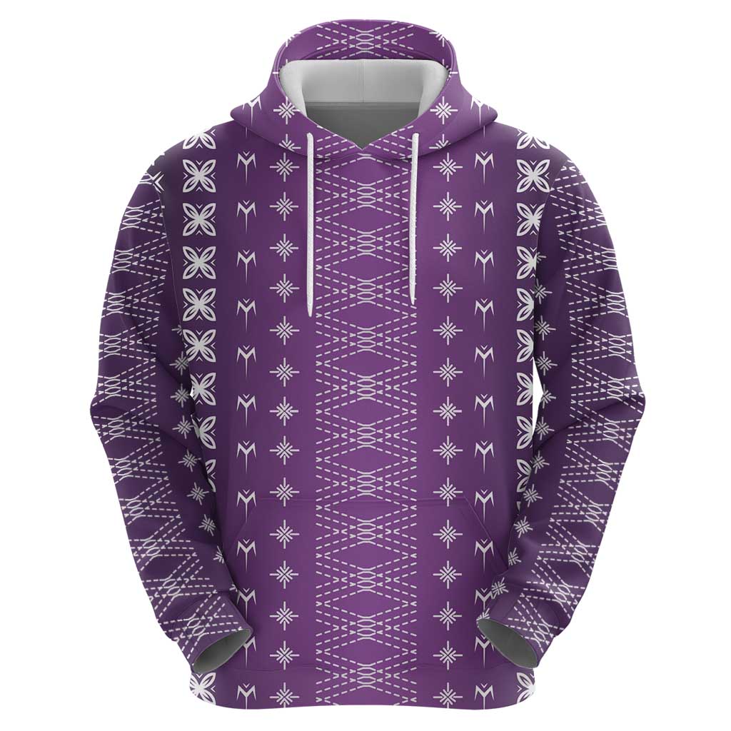 Purple Samoa Malu Tattoo Inspired Hoodie - Polynesian Pride