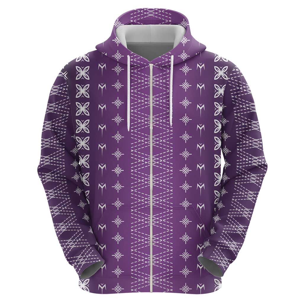 Purple Samoa Malu Tattoo Inspired Hoodie - Polynesian Pride