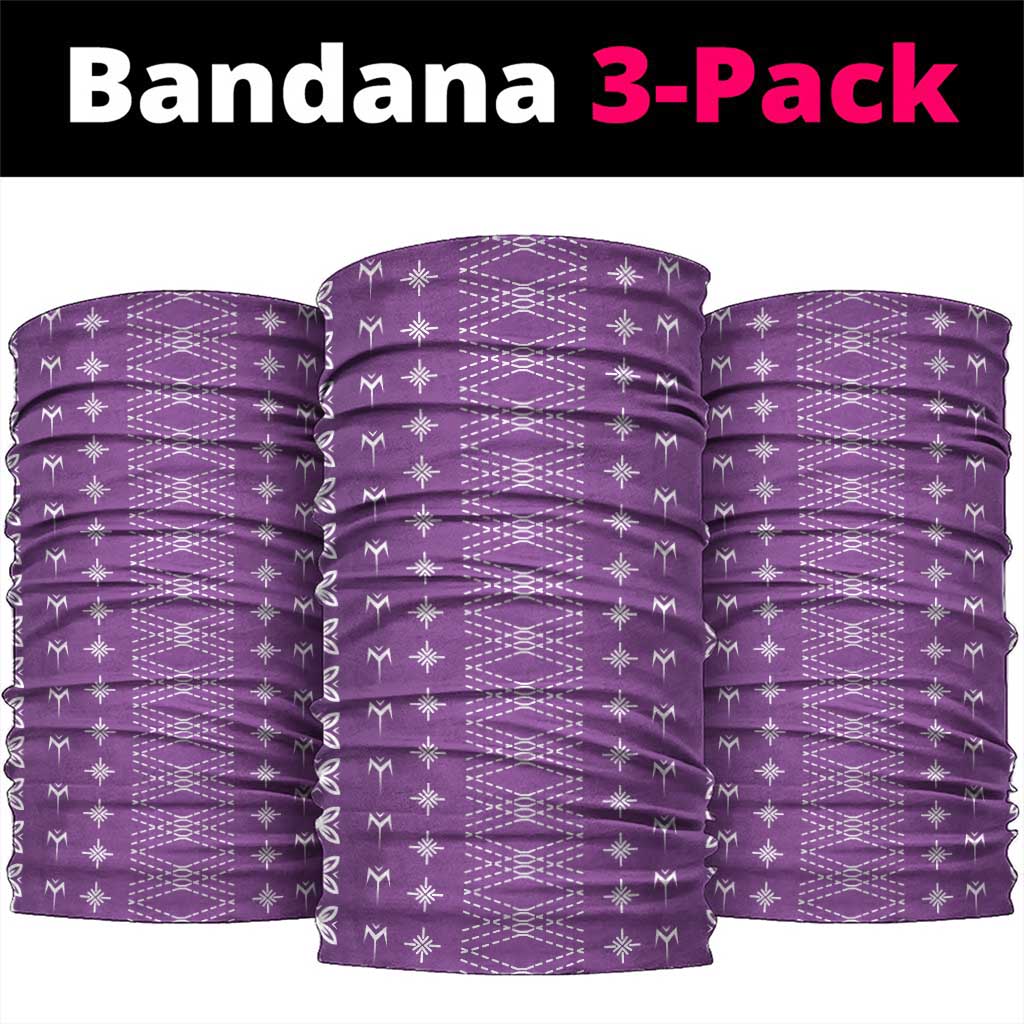 Purple Samoa Malu Tattoo Inspired Neck Gaiter - Polynesian Pride
