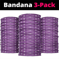 Purple Samoa Malu Tattoo Inspired Neck Gaiter - Polynesian Pride