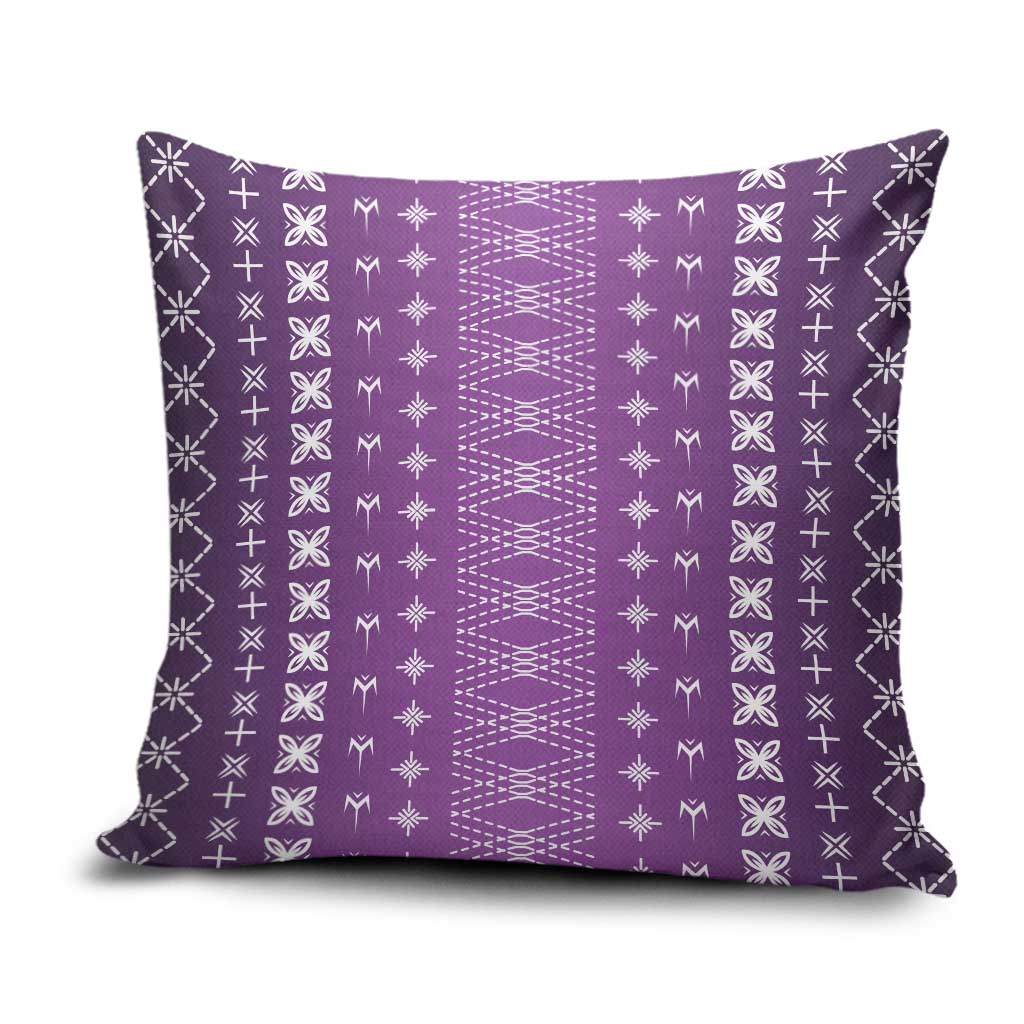 Purple Samoa Malu Tattoo Inspired Pillow Cover - Polynesian Pride