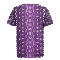 Purple Samoa Malu Tattoo Inspired Rugby Jersey - Polynesian Pride