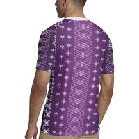 Purple Samoa Malu Tattoo Inspired Rugby Jersey - Polynesian Pride