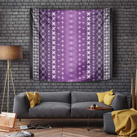 Purple Samoa Malu Tattoo Inspired Tapestry - Polynesian Pride